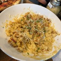 Mac and cheese skillet  at Virtuous Pie  in Vancouver