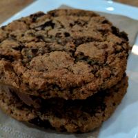 Vegan ice-cream sandwich at Virtuous Pie  in Vancouver