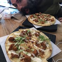 Stranger Wings Pizza x 2 at Virtuous Pie  in Vancouver