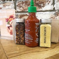 Best thing they did is to put parm on the tables!! 👏🏼  at Virtuous Pie  in Vancouver