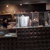 Main counter at Virtuous Pie  in Vancouver