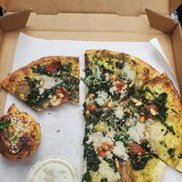 the Ultraviolet pizza. best vegan pizza i've ever had at Virtuous Pie  in Vancouver