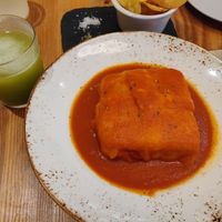 francesinha at 26 Vegan Food Project in Lisbon