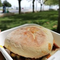 Bifana sublime at 26 Vegan Food Project in Lisbon