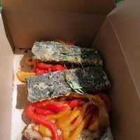 Tofu sardinha at 26 Vegan Food Project in Lisbon