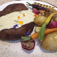 Seitán con salsa de mostaza at 26 Vegan Food Project in Lisbon