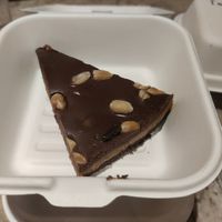 Peanut butter and chocolate pie at 26 Vegan Food Project in Lisbon
