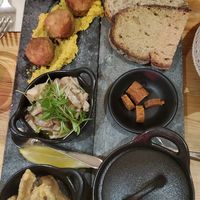 Traditional portuguese starter board at 26 Vegan Food Project in Lisbon