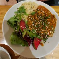 Tofu dish at 26 Vegan Food Project in Lisbon