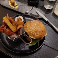 Burger at 26 Vegan Food Project in Lisbon