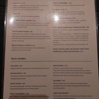 Menu at 26 Vegan Food Project in Lisbon