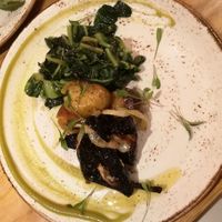 Main dish (tofu fried in sheets of nori) at 26 Vegan Food Project in Lisbon