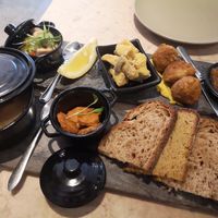 Portuguese platter of appetizers, 18 Eur at 26 Vegan Food Project in Lisbon