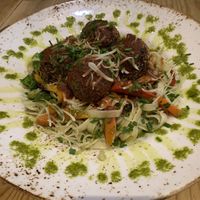 Almôndegas com linguini  at 26 Vegan Food Project in Lisbon