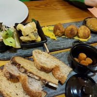 Octopus,  cuttlefish, all vegan at 26 Vegan Food Project in Lisbon