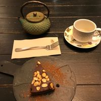 Peanut and chocolate pie  at 26 Vegan Food Project in Lisbon