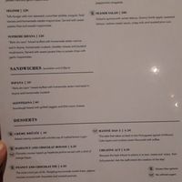 Menu 2/2 at 26 Vegan Food Project in Lisbon