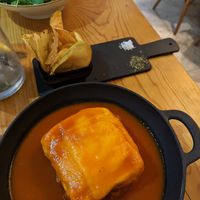 Francesinha at 26 Vegan Food Project in Lisbon
