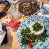 Brazilian bean stew, one of the daily dishes.  at 26 Vegan Food Project in Lisbon