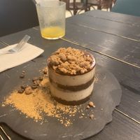 The traditional Portuguese cake was a delight  at 26 Vegan Food Project in Lisbon