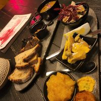 the appitizer sampler at 26 Vegan Food Project in Lisbon
