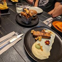 Island main and forbidden burger at 26 Vegan Food Project in Lisbon