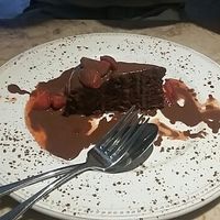 chocolate cake at 26 Vegan Food Project in Lisbon