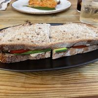 Sandwich with grilled vegetables  at 26 Vegan Food Project in Lisbon