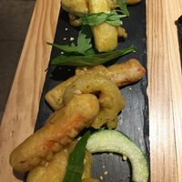 tempura vegetables  at 26 Vegan Food Project in Lisbon