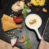 vegan cheese plate  at 26 Vegan Food Project in Lisbon