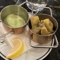 Fried ‘cuttlefish’ (mushrooms)  at 26 Vegan Food Project in Lisbon