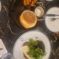 Bifana and seitan steak at 26 Vegan Food Project in Lisbon