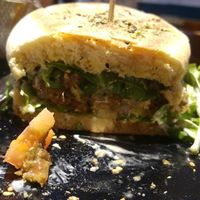 special burger - really good! at 26 Vegan Food Project in Lisbon