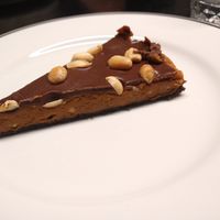 Chocolate peanut pie at 26 Vegan Food Project in Lisbon