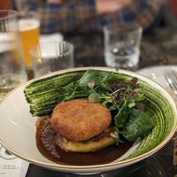 Medalhão de alheira at 26 Vegan Food Project in Lisbon