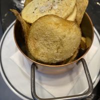 House made crisps   at 26 Vegan Food Project in Lisbon