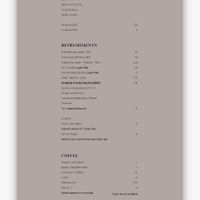 Menu at 26 Vegan Food Project in Lisbon