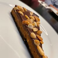 Chocolate and peanut pie at 26 Vegan Food Project in Lisbon