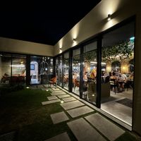 Looking into the restaurant from the outsidee  at 26 Vegan Food Project in Lisbon