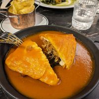 Francesinha at 26 Vegan Food Project in Lisbon