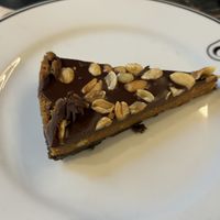 Peanut and chocolate pie  at 26 Vegan Food Project in Lisbon