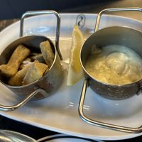 Mushroom fish with tartar sauce  at 26 Vegan Food Project in Lisbon