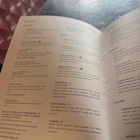 Menu at 26 Vegan Food Project in Lisbon