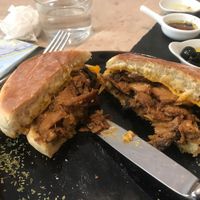 seitan sandwich at 26 Vegan Food Project in Lisbon