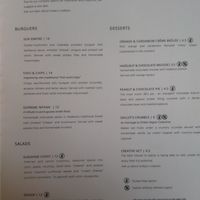 Menu at 26 Vegan Food Project in Lisbon