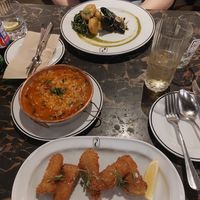 A Lagareiro (back) & Rice with "fish" at 26 Vegan Food Project in Lisbon