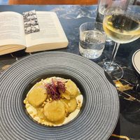 Ricotta ravioli  at 26 Vegan Food Project in Lisbon