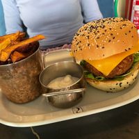 Império do sol hamburger at 26 Vegan Food Project in Lisbon