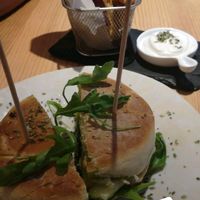 cheese and pear toast at 26 Vegan Food Project in Lisbon