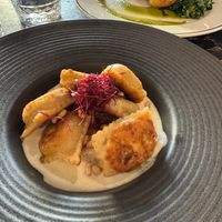 'Ricotta' raviolis at 26 Vegan Food Project in Lisbon